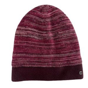 LULULEMON ATHLETICA Beanie - Bordeaux Drama / Berry Rumble / Bleached Coral